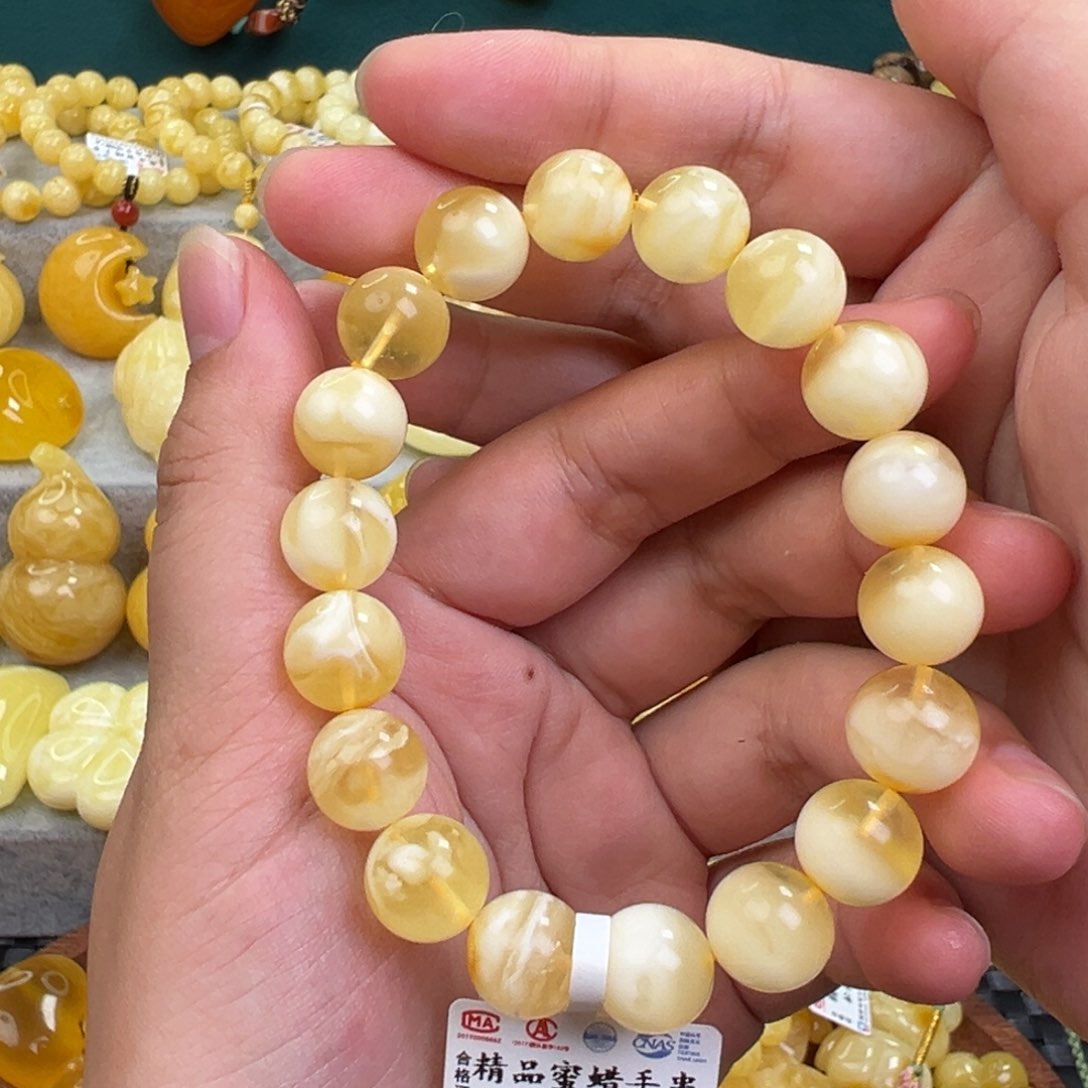 未镶嵌蜜蜡吊坠(不含链)