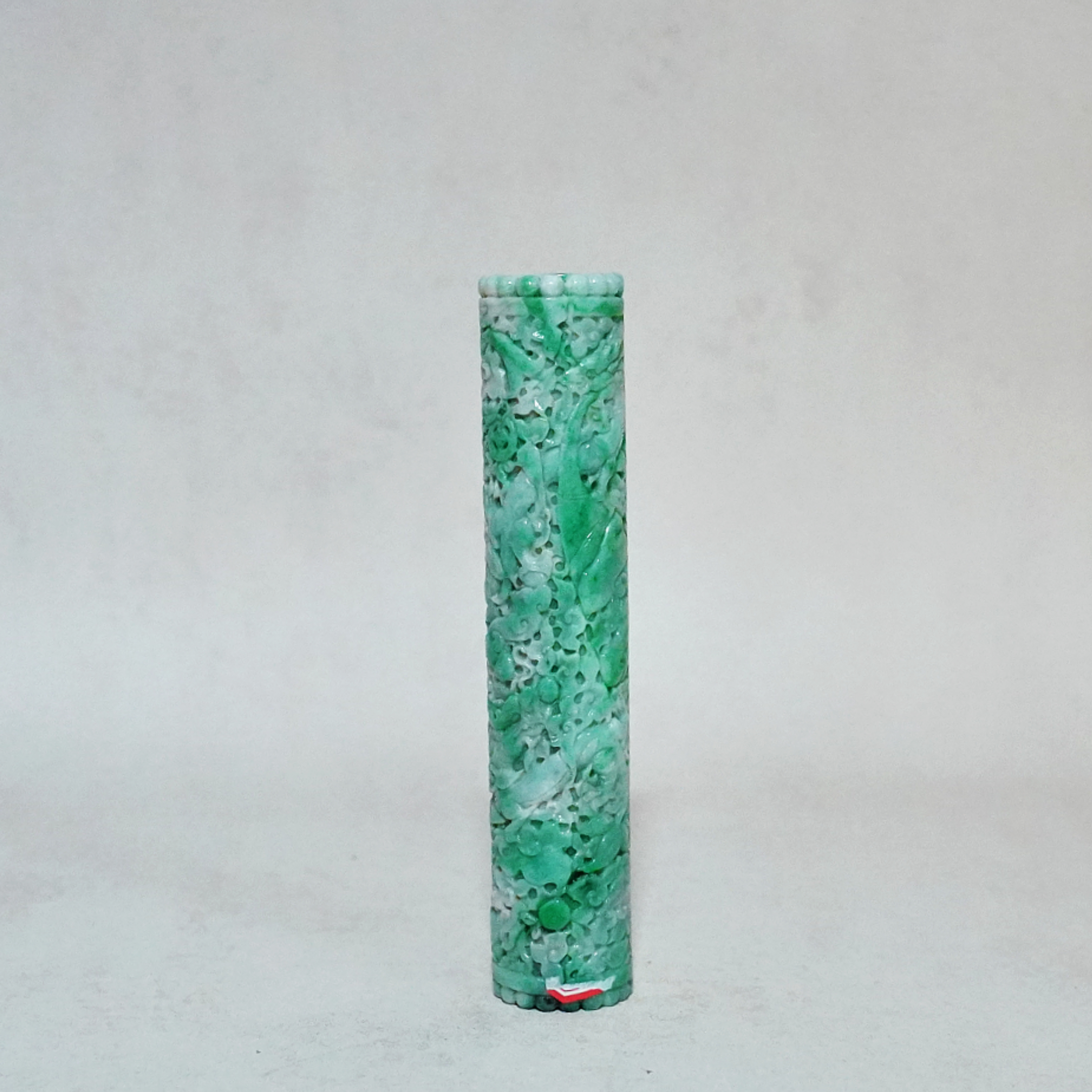 文华开物第27期拍品 7 清 翡翠满工瓜瓞连绵纸镇