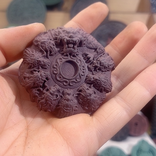 泥塑紫气东来九龙护主福利价