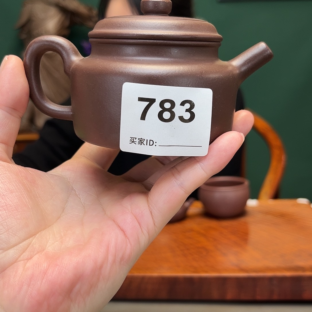 紫砂茶宠底槽青德钟783