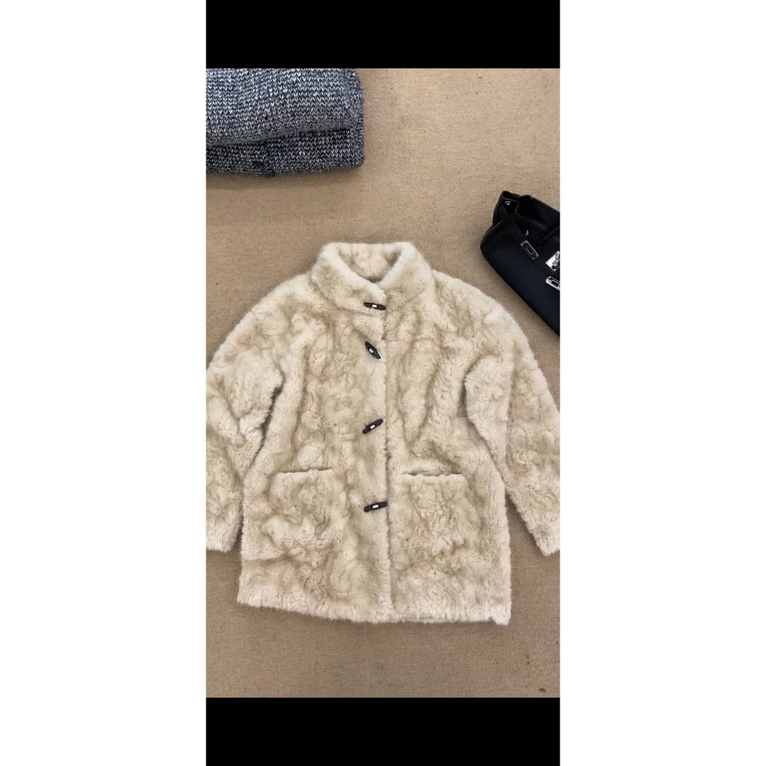 大月家【长款环保小欧貂】冬季百搭显瘦气质款外套