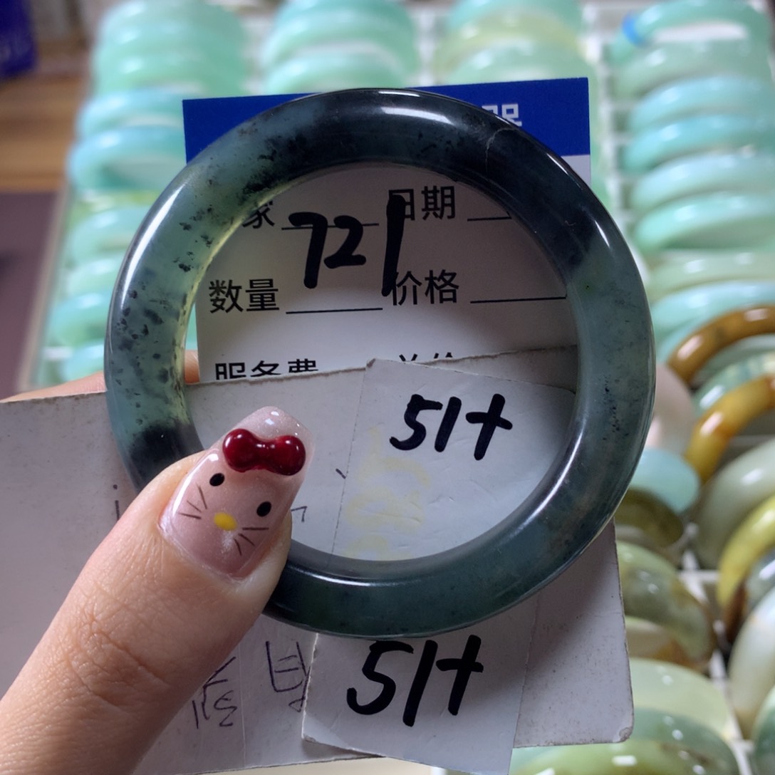 蛇纹石玉手镯未镶嵌721