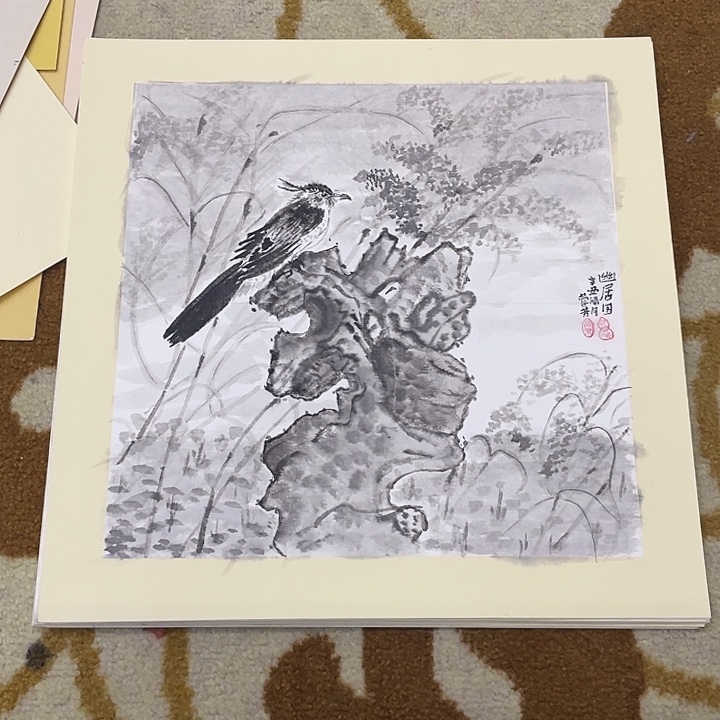 国画33-33卡纸作品艺