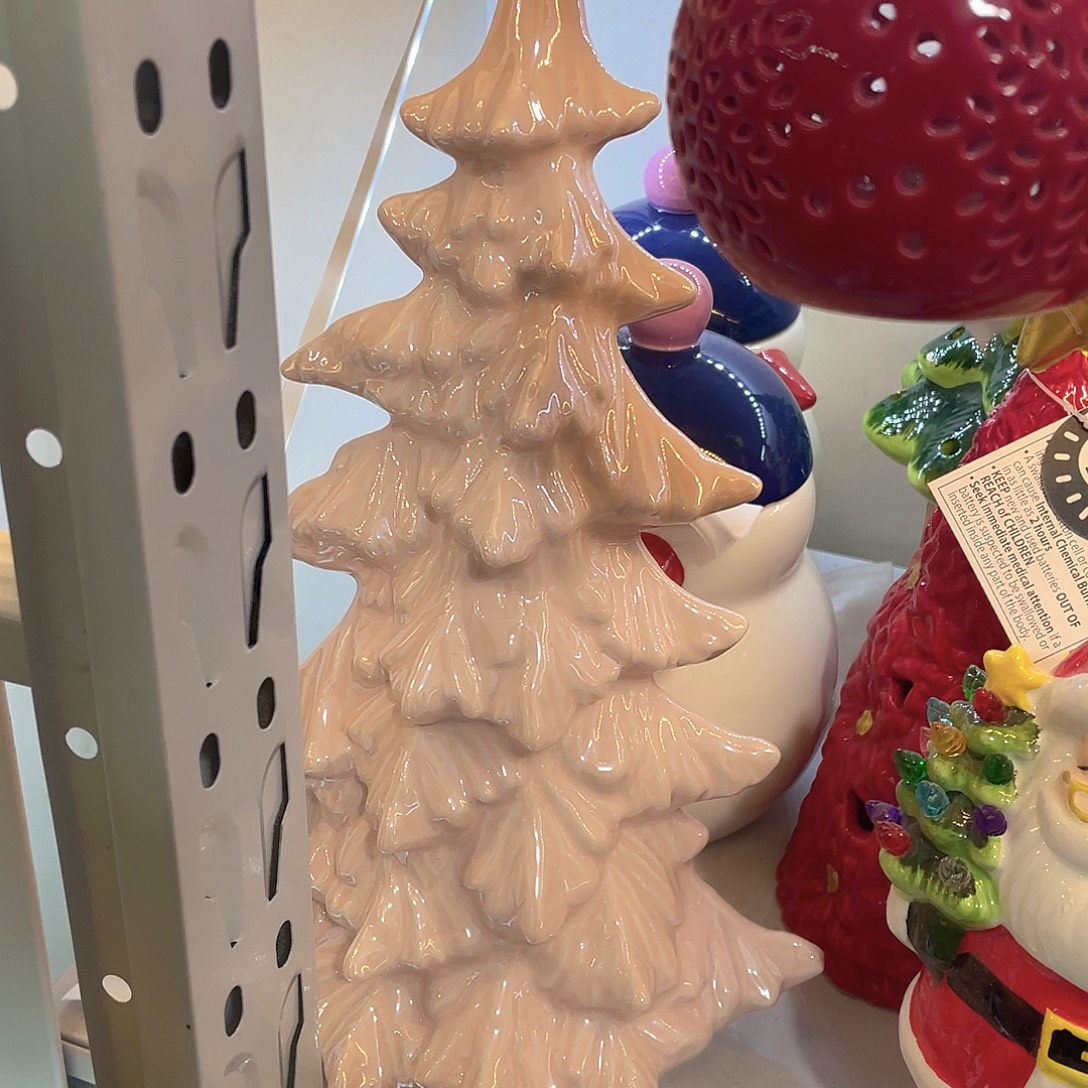 微瑕陶瓷圣诞树装饰