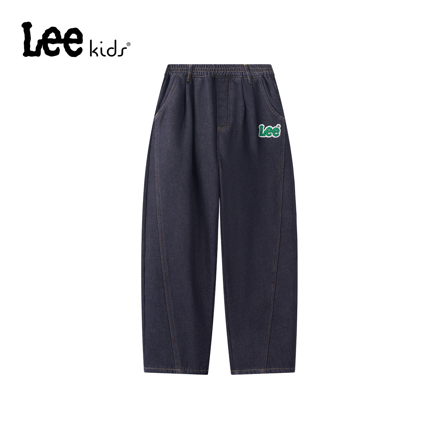 线下同款Lee儿童秋冬水洗加绒牛仔长裤男童女童通穿LK5X2FUB0290