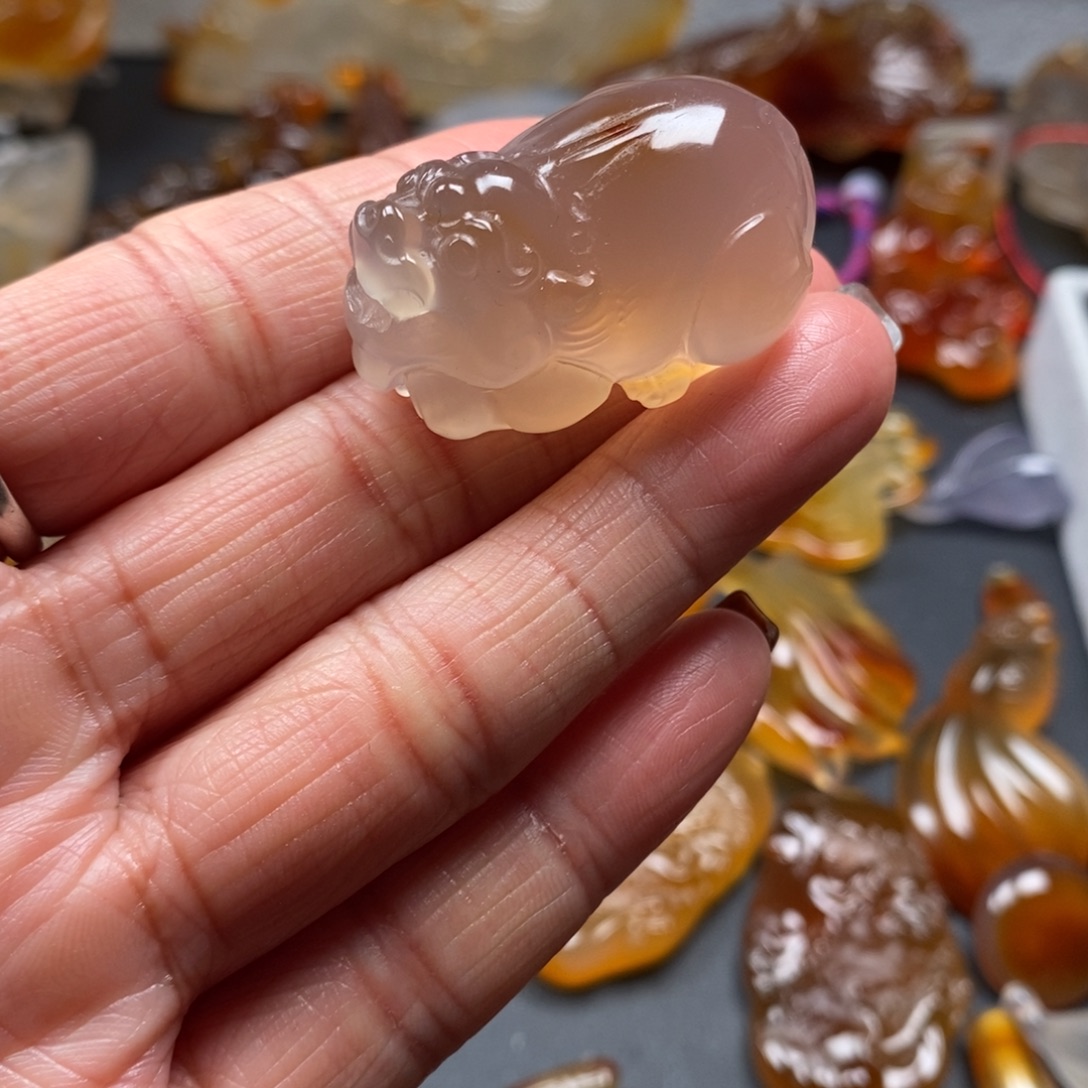 玛瑙/玉髓未镶嵌颈饰