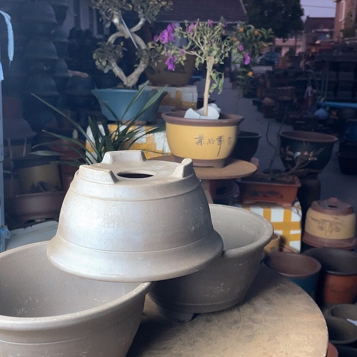 紫砂宜兴紫砂碗盆三个20