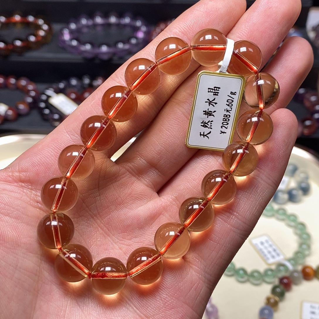 水晶手串未镶嵌手串11.0