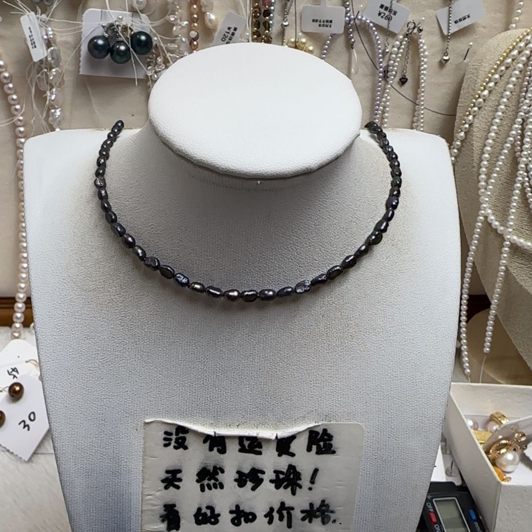 淡水珍珠颈饰合金2-3