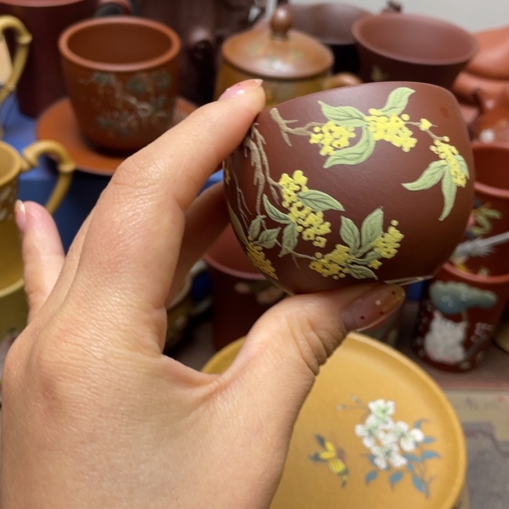 紫砂茶杯紫砂主人杯