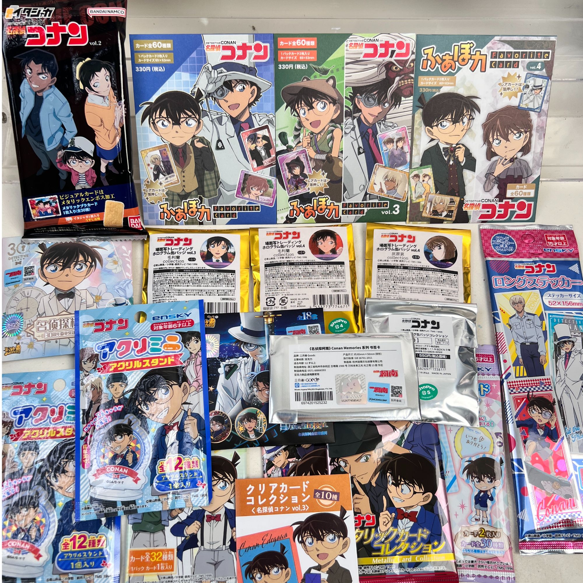 【名侦探柯南】9.9米卡牌吧唧大合集拆卡