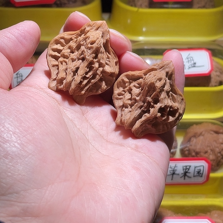 文玩核桃把件小鸟