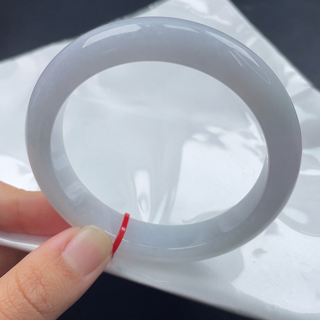 翡翠未镶嵌手镯58正圈