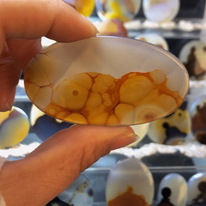 合金玛瑙/玉髓珠宝奇石163