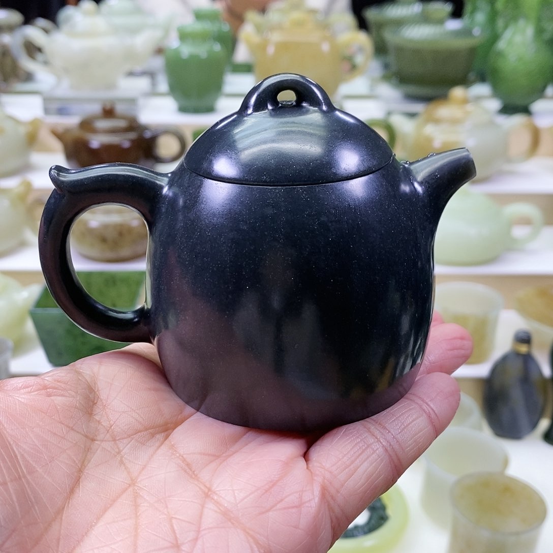和田玉茶壶未镶嵌150ml