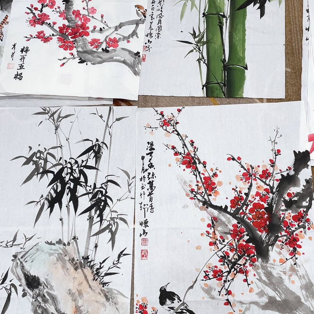 国画新*丘定制绘画作品数量4