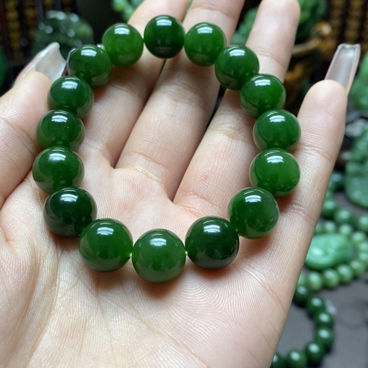 和田玉手串未镶嵌