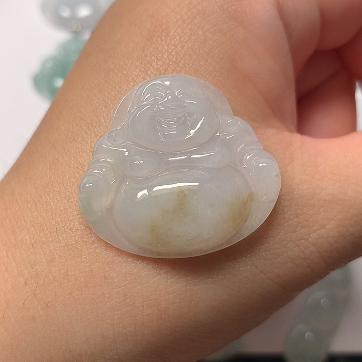 【闪购商品】翡翠未镶嵌颈饰佛公