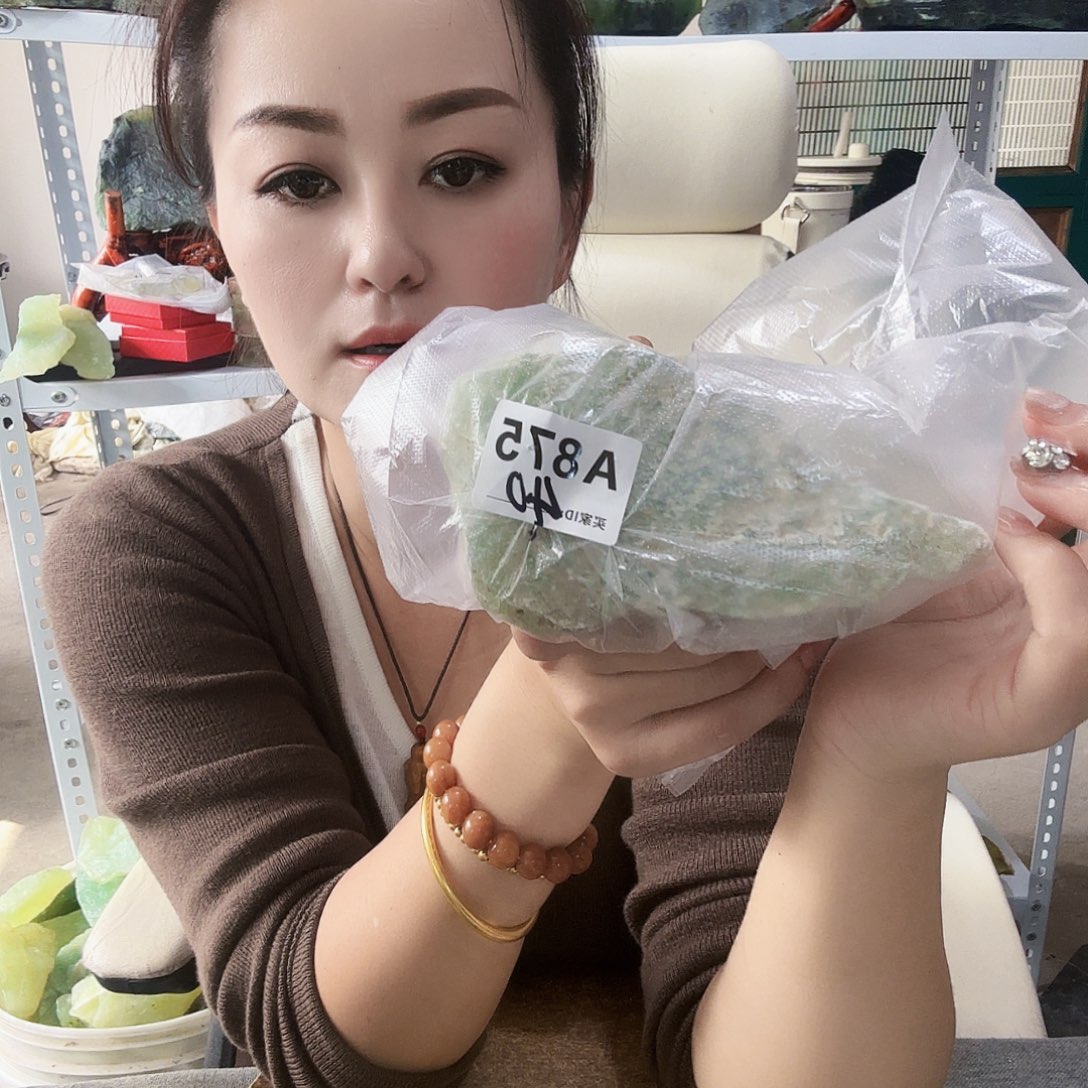 玉天然岫玉手工雕刻