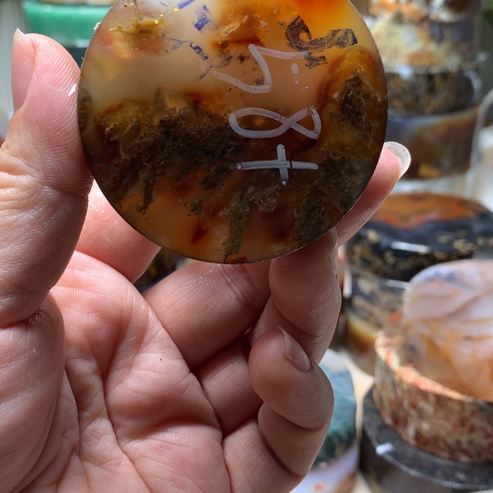 母***4定制玛瑙定制公主扣