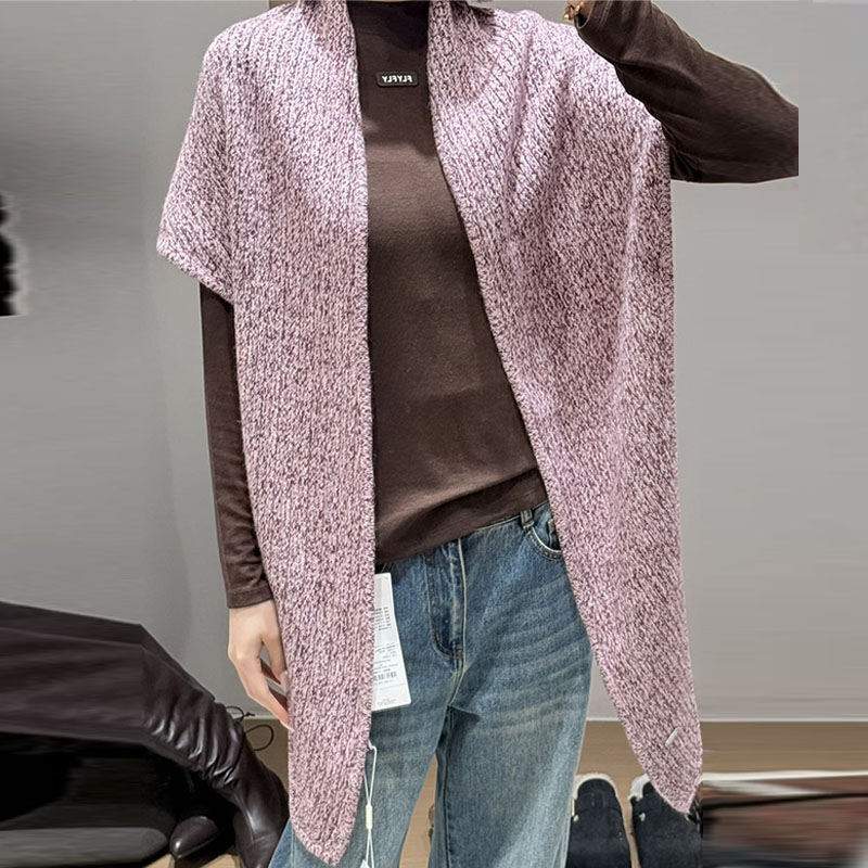 【现货】FIZZFLY | 25冬季设计师品牌新款针织长三角巾