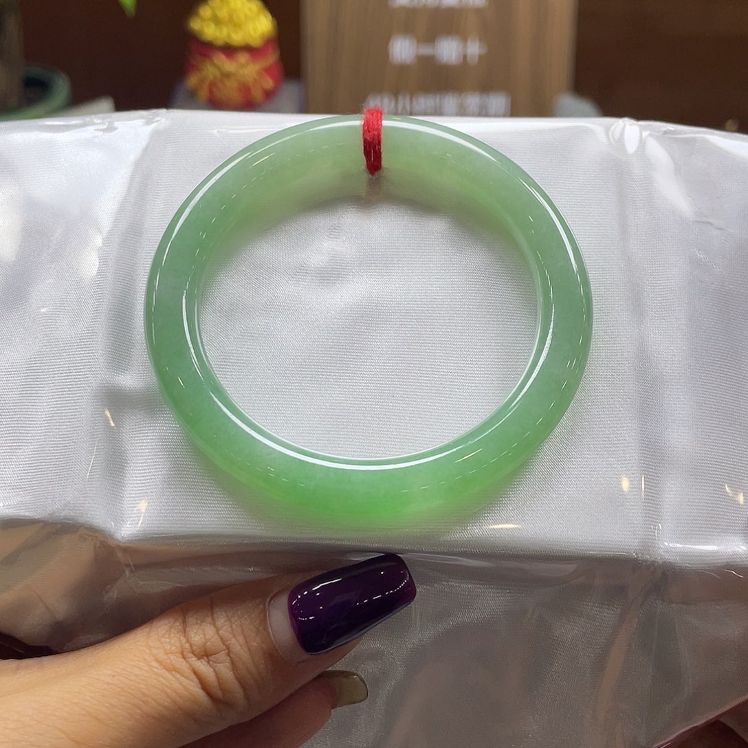 翡翠未镶嵌手镯100号链接