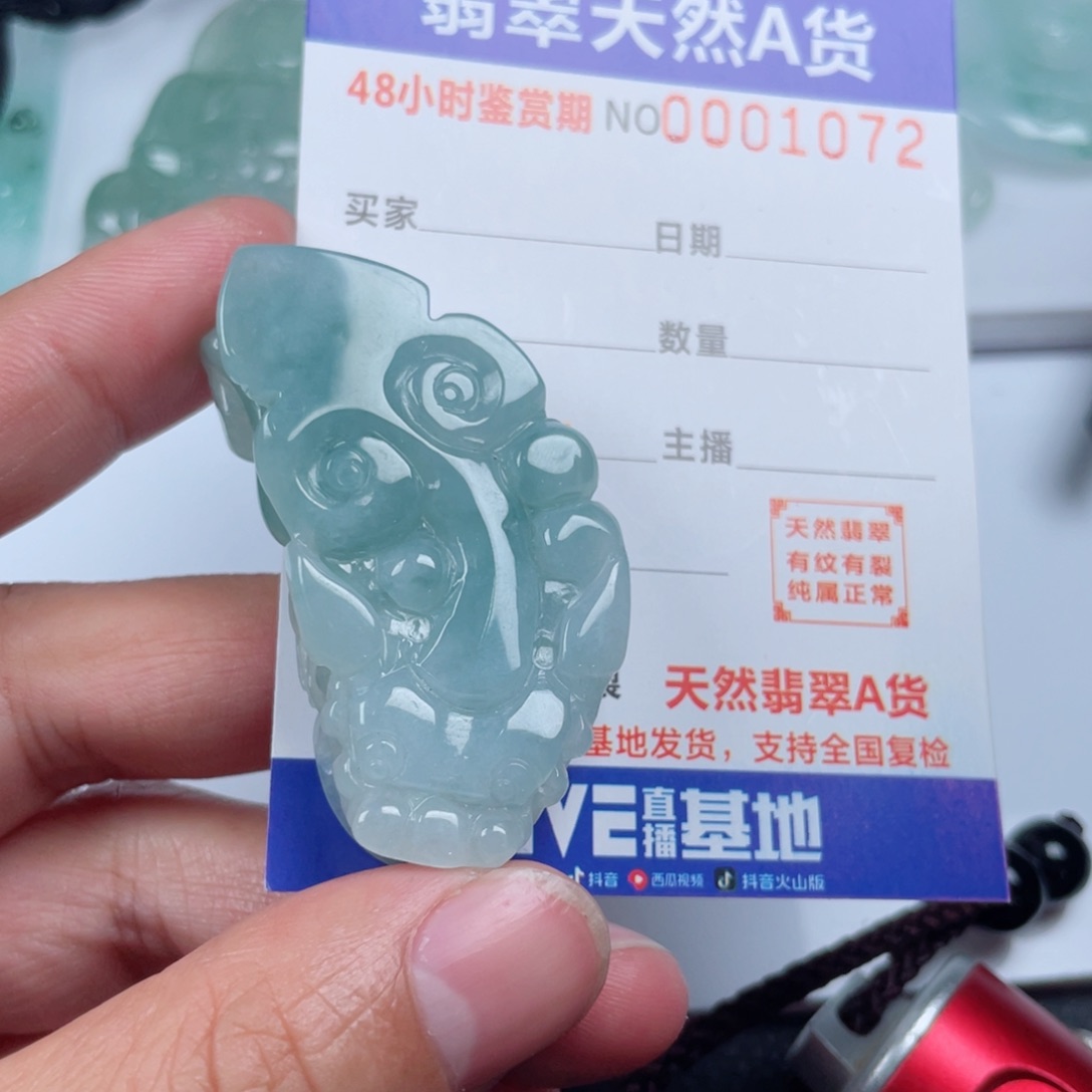 颈饰未镶嵌翡翠      