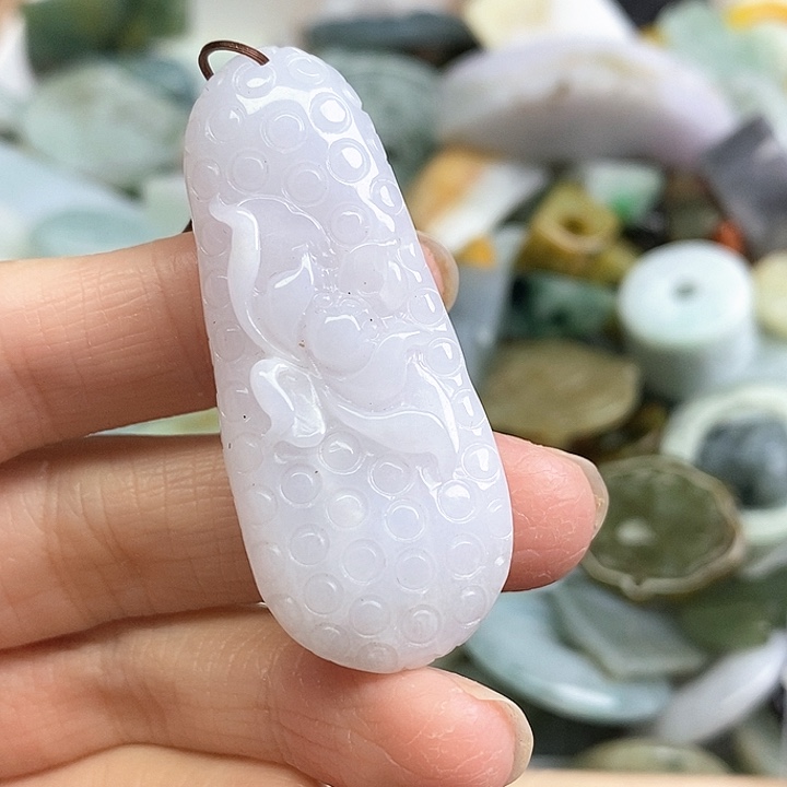翡翠未镶嵌颈饰天然翡翠105