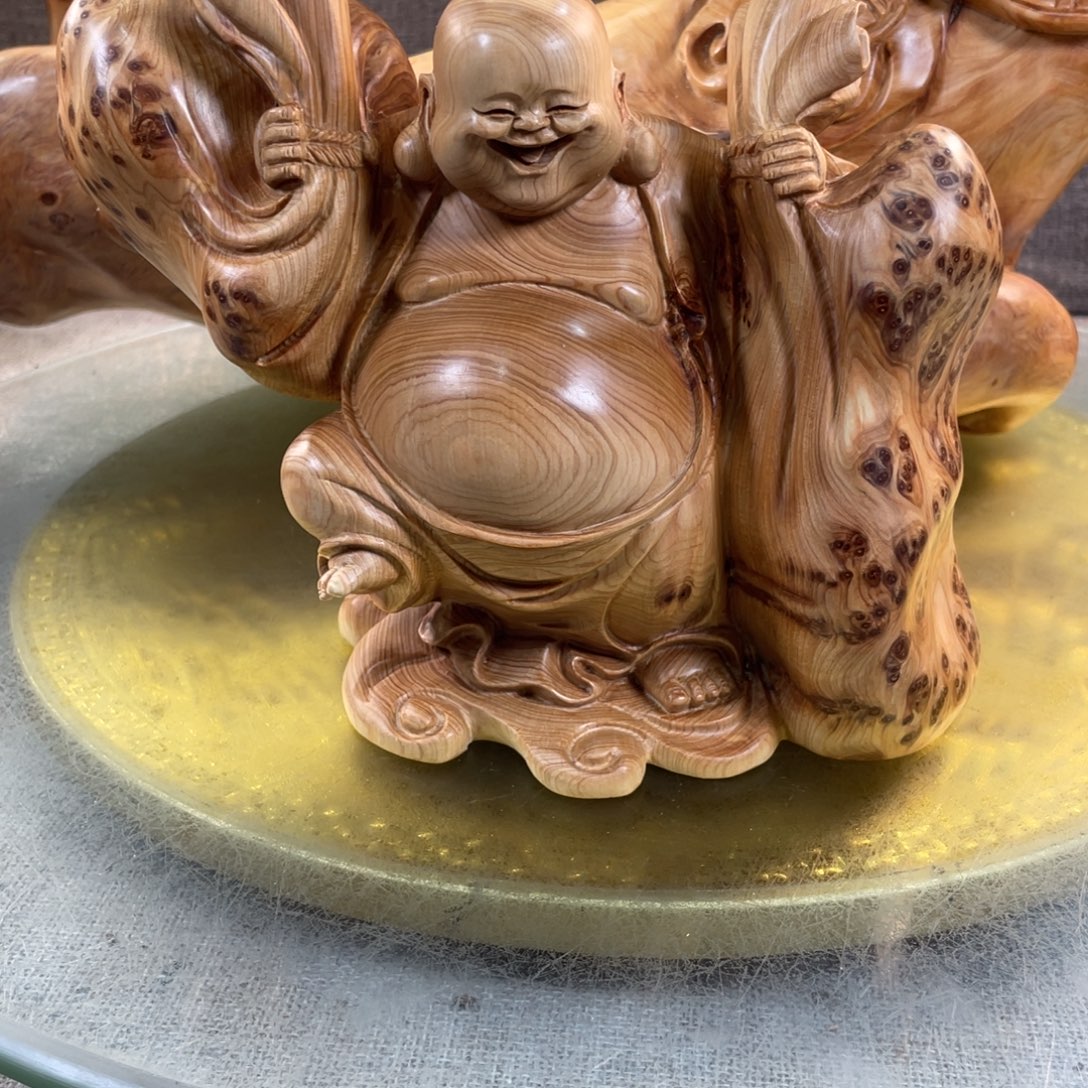 网***民柏木（崖柏）崖柏工艺品摆件