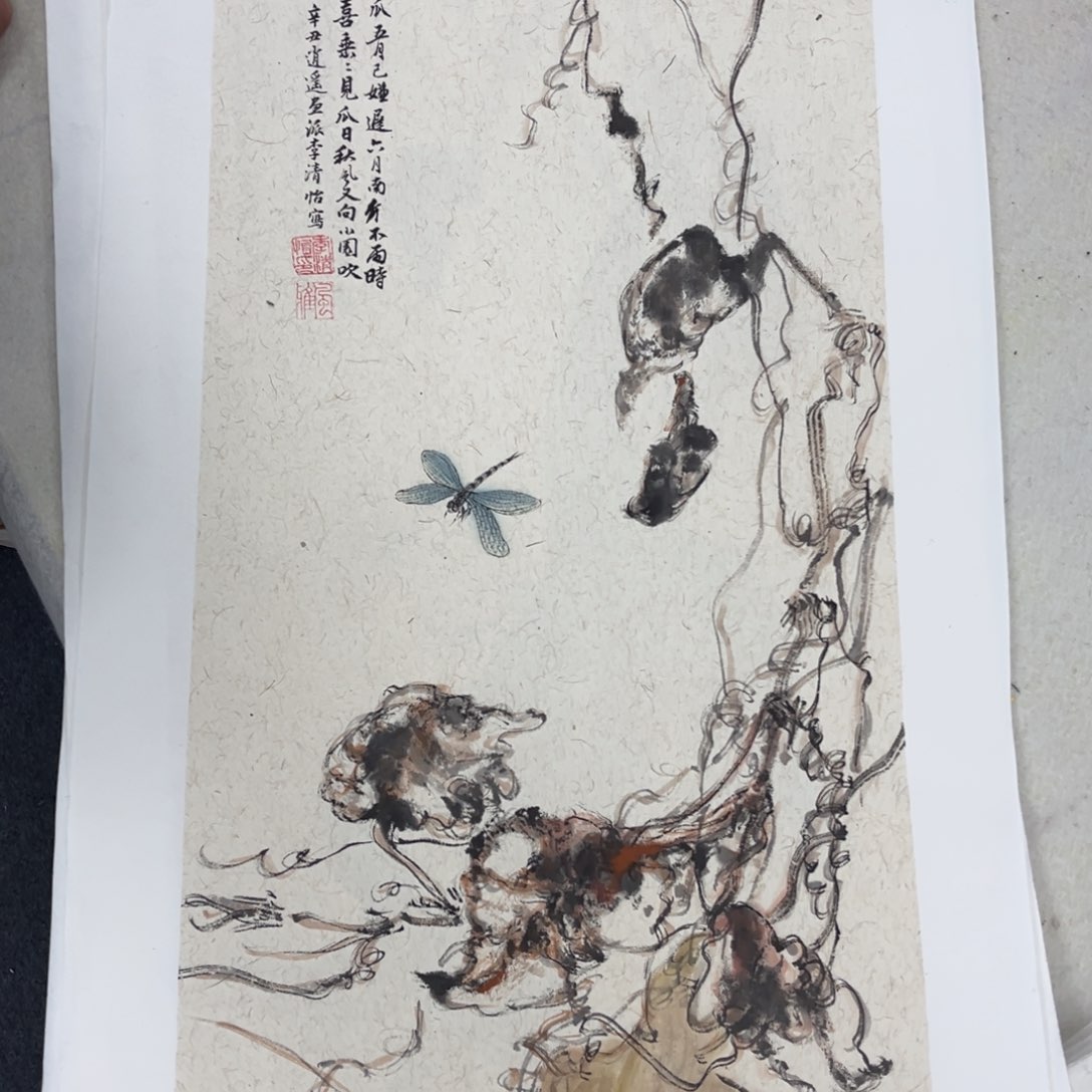 国画手绘画作品和绘画