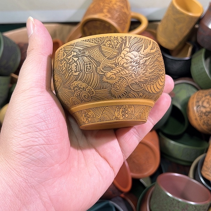 茶杯紫砂全手工紫砂主任杯