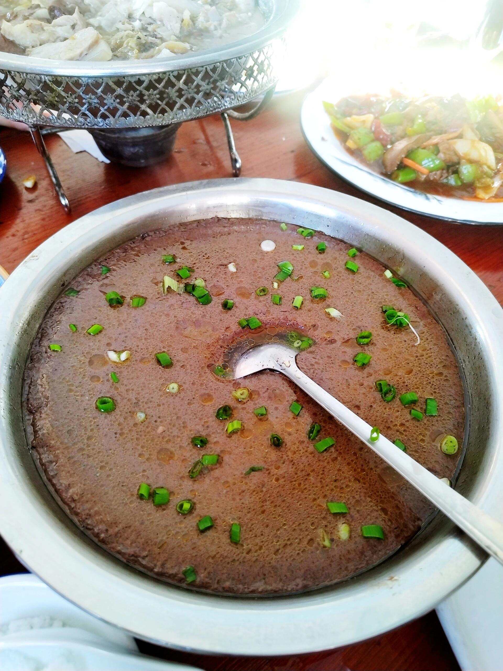 东北土猪血豆腐猪血糕新鲜原装现做现发货冷冻保存东北特色