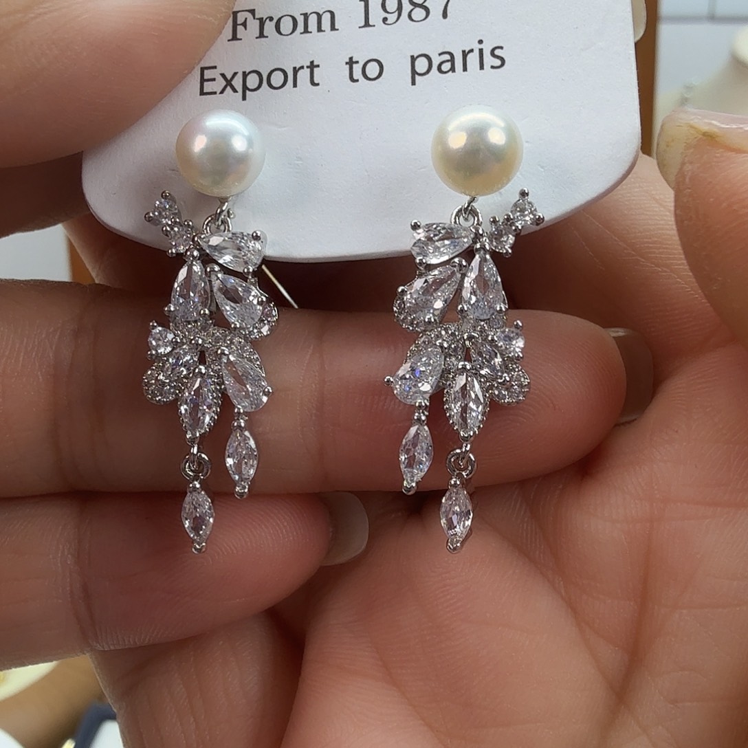 淡水珍珠未镶嵌耳饰