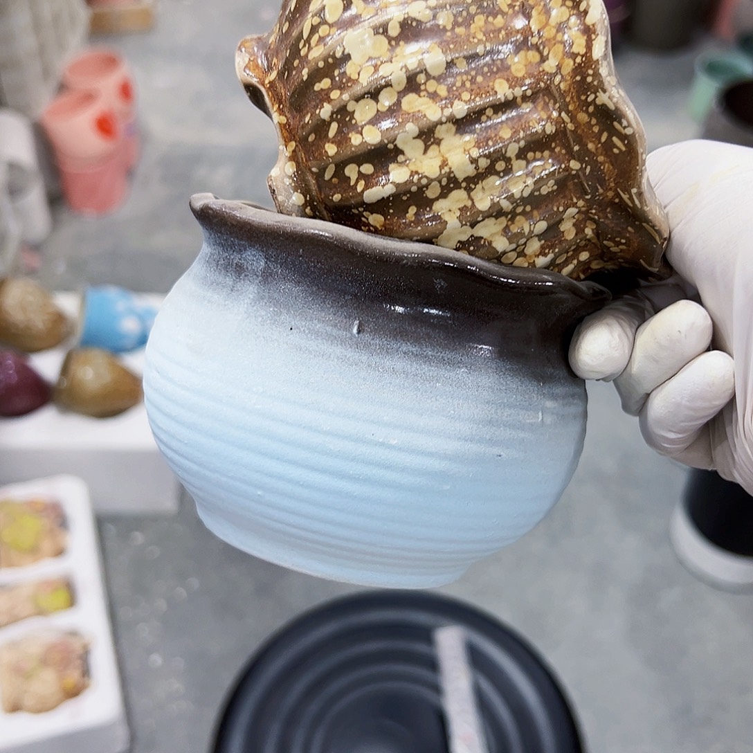 有孔，外贸尾单陶瓷花盆凑单10米包邮