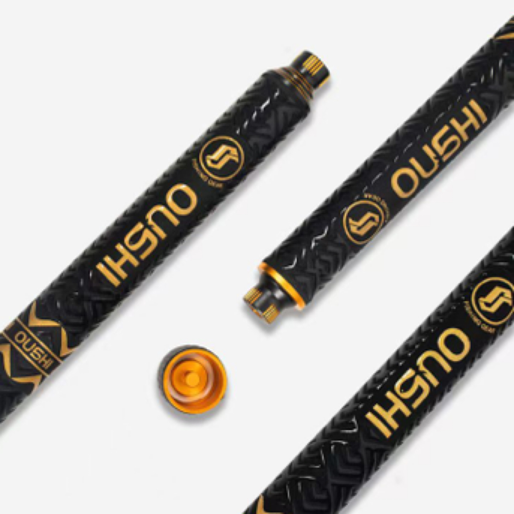 欧式纳米硅胶防滑抄网杆