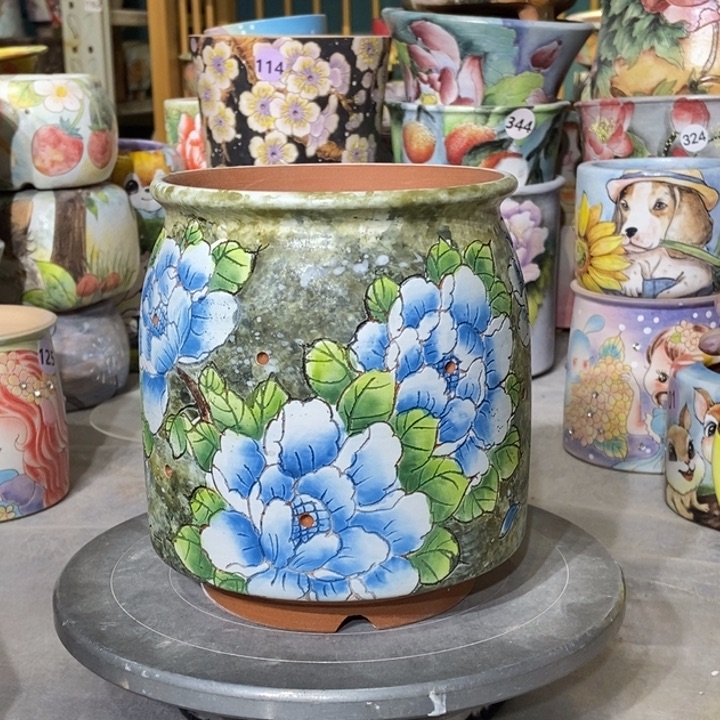 红陶景德镇艺术手绘作品