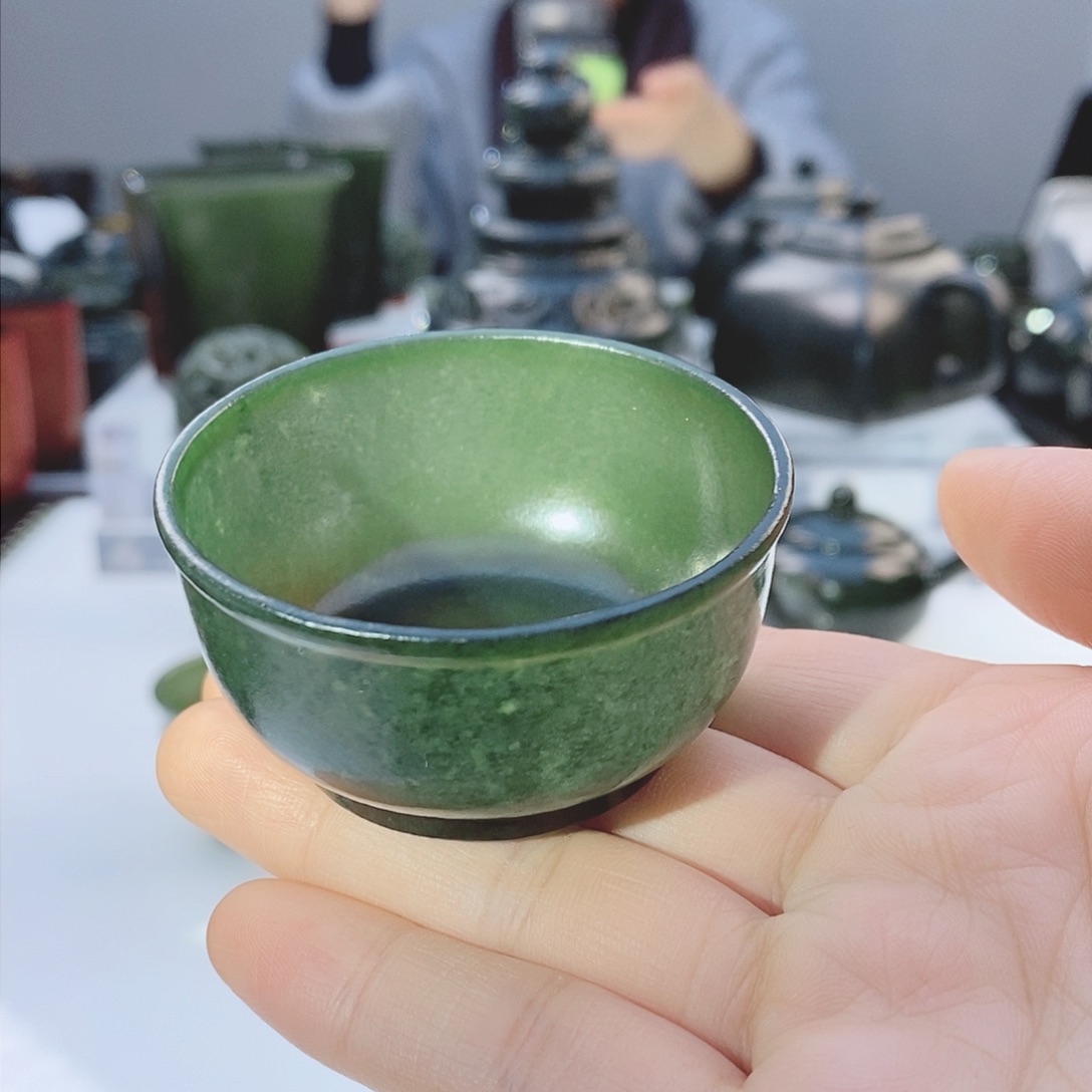 和田玉（青玉）把件未镶嵌