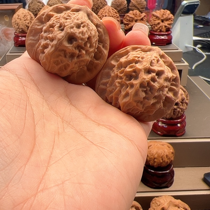 文玩核桃把件39 瓷娃娃 f-022