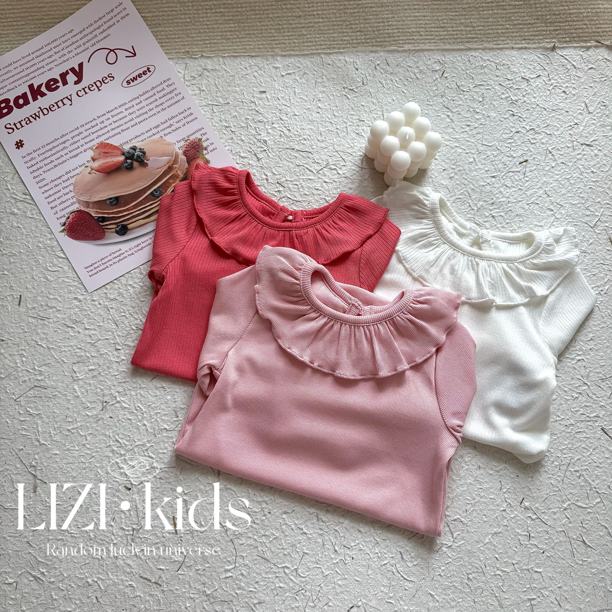 LIZI ·『小仙女专属·花瓣领包屁衣』超可爱的长袖包屁衣