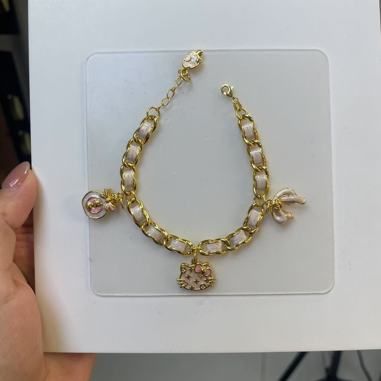 金多拉珠宝 足金999 时尚 手链   直播专属