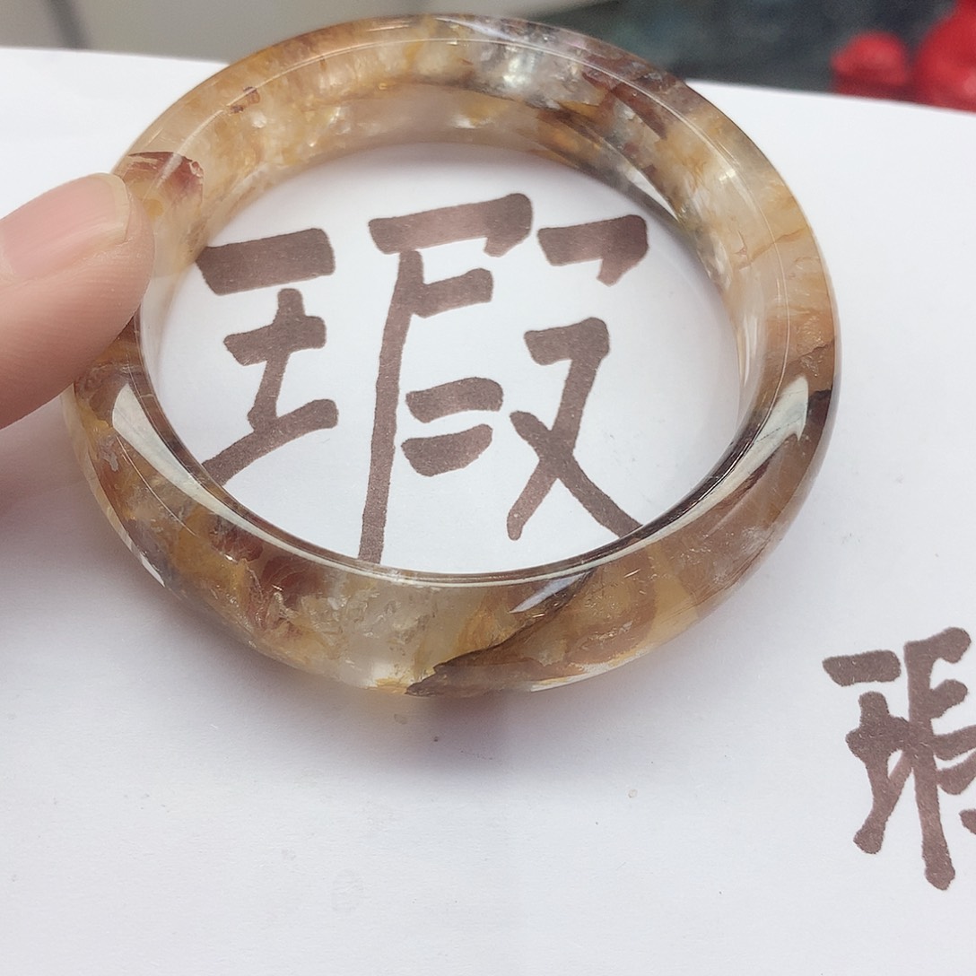 水晶手镯未镶嵌433（瑕疵54