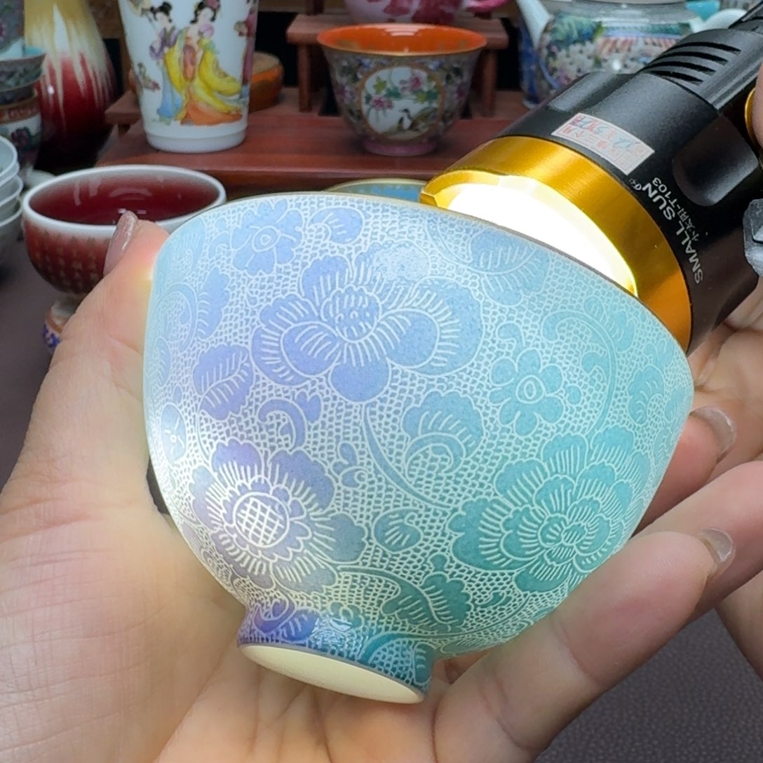 瓷片景德镇仿古手工制作精品展示