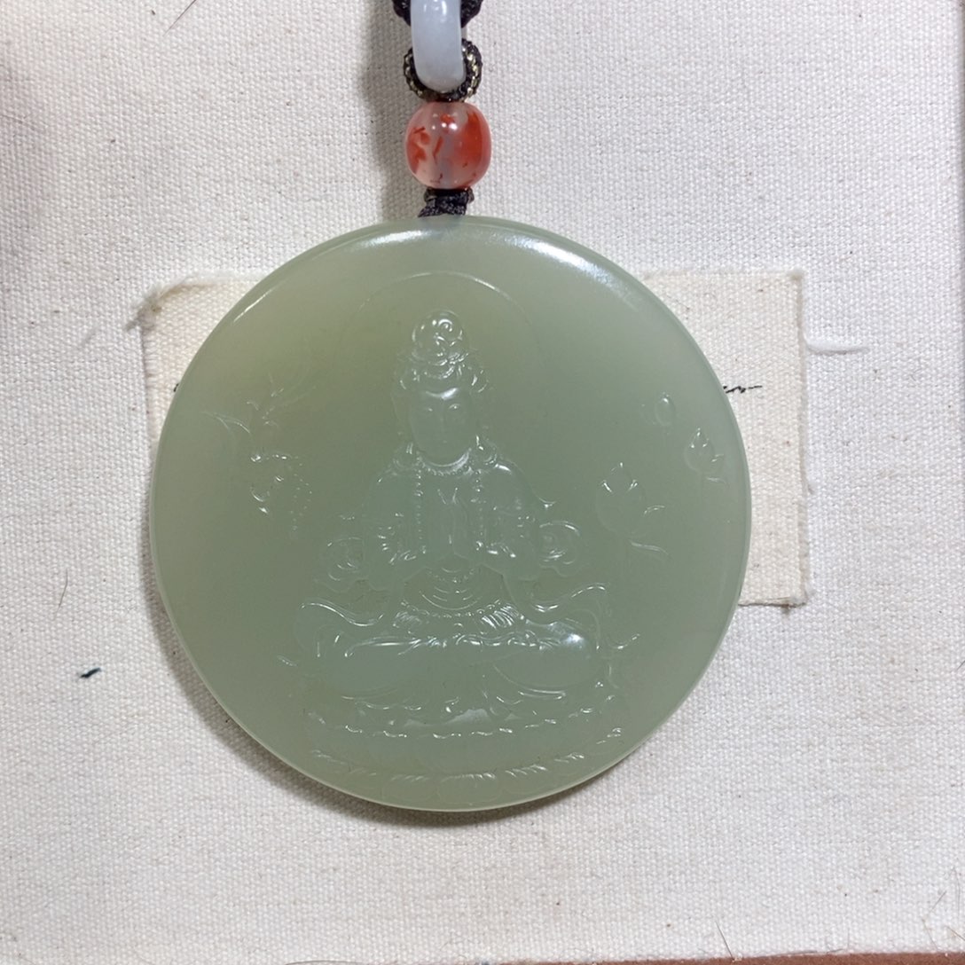 和田玉（糖玉）颈饰未镶嵌