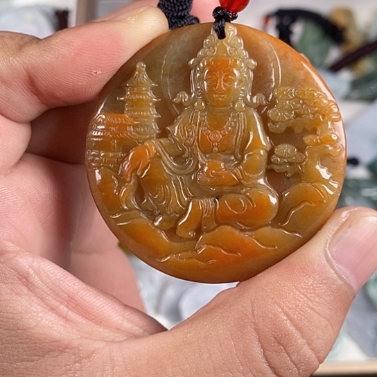 翡翠未镶嵌颈饰天然翡翠