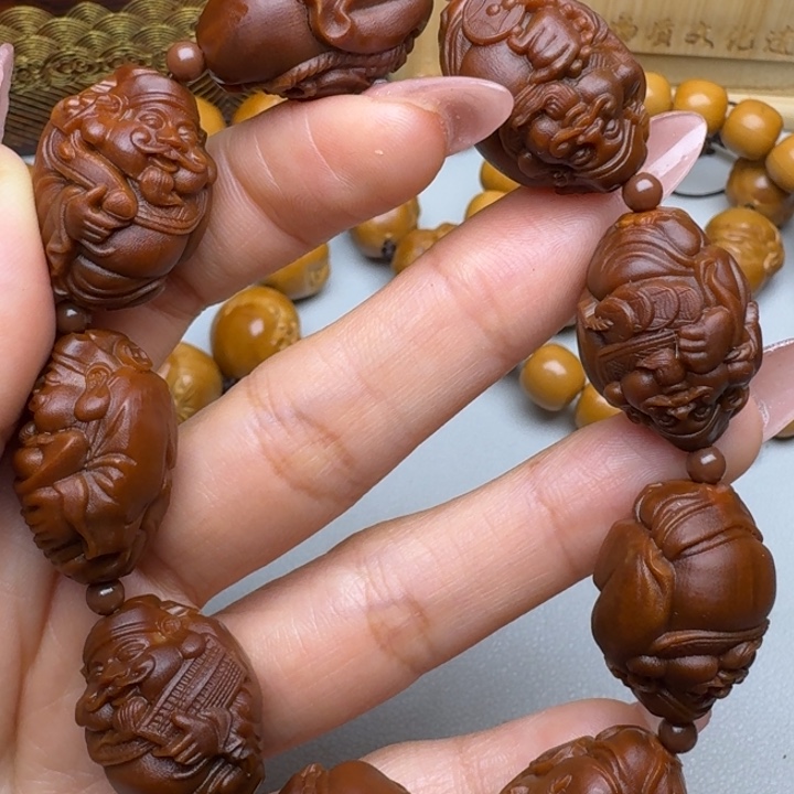 橄榄核手串/手链财神