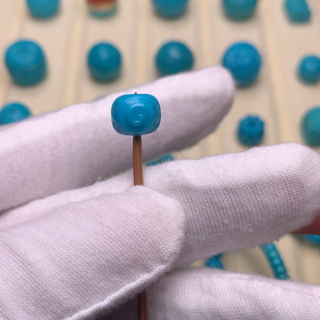 绿松石未镶嵌绿松石博古9.1