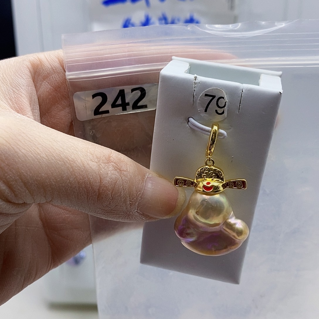 颈饰合金淡水珍珠