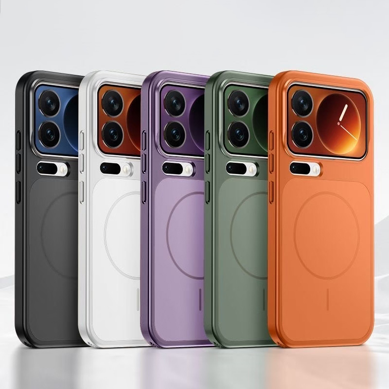 【壳百搭】小米17pro磁吸肤感pc全包壳17propro防指纹简约手机壳