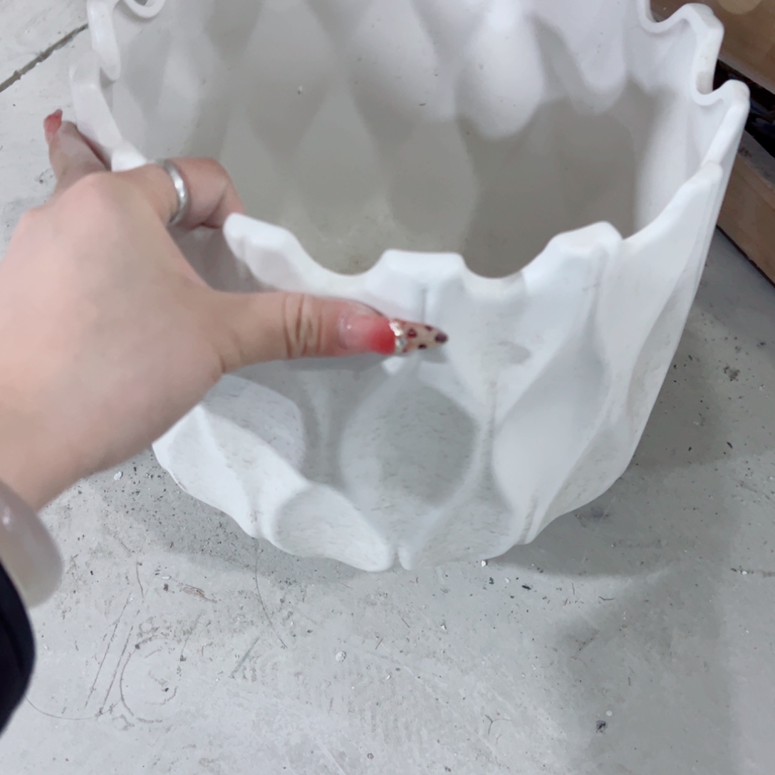 有孔，陶瓷花盆满10米包邮发货