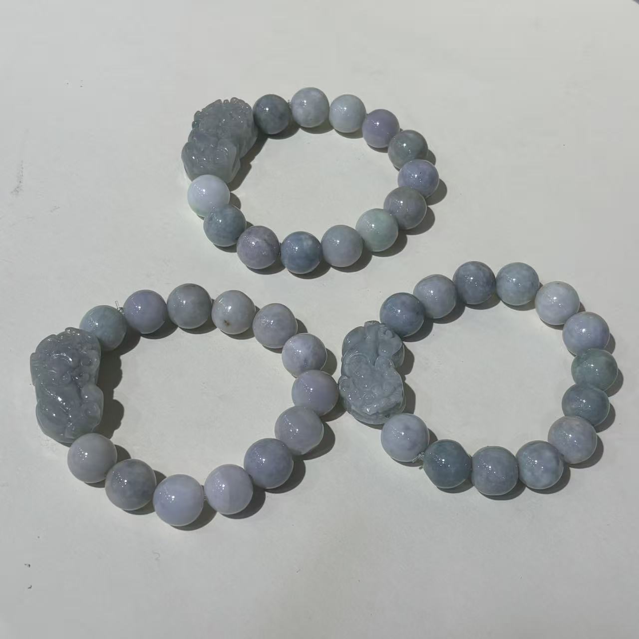 翡翠招财貔貅转运珠古风翡翠手串手链多样性发其一